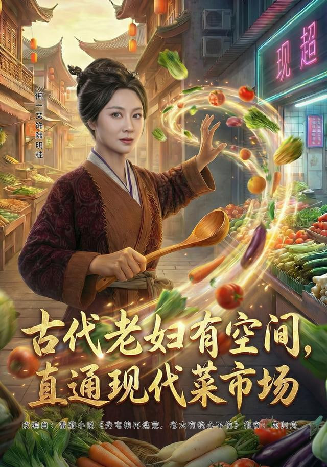 古代老妇有空间，直通现代菜市场(全集)